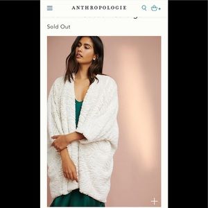 Saturday Sunday Faux Fur Cardigan